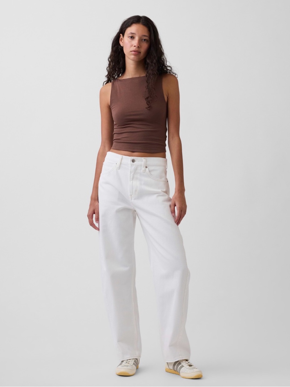 Gap High Rise Barrel Jeans